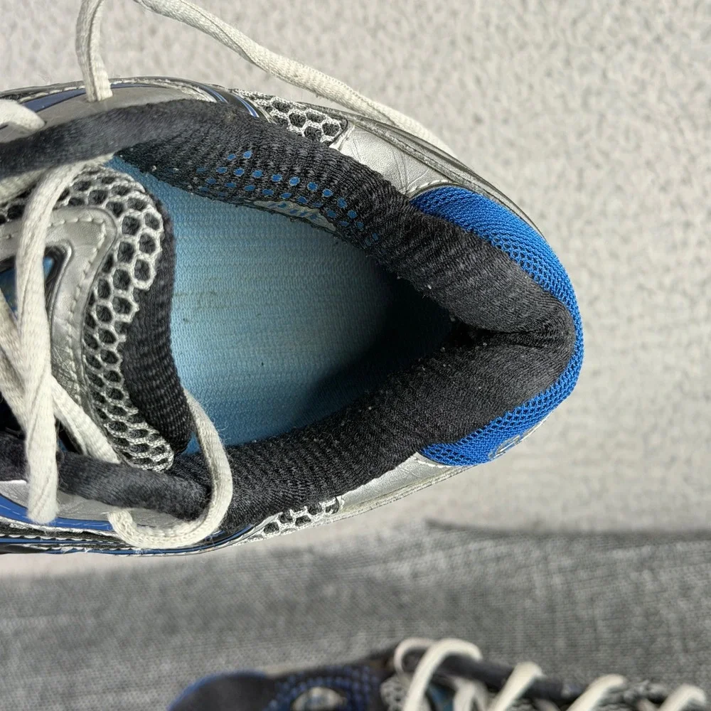 Asics GT-2140 Mens‎ 11.5 Silver Blue T904N Gel Running Shoes Dad Sneakers